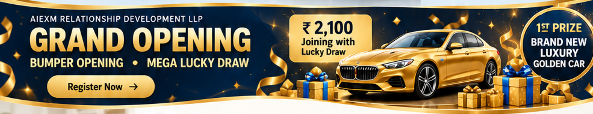 AIEXM Grand Opening - Bumper Opening Mega Lucky Draw