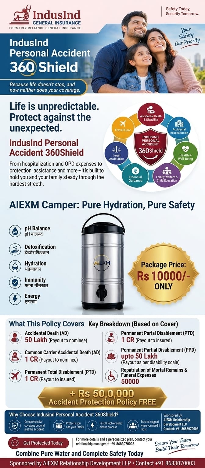 Alkaline water camper