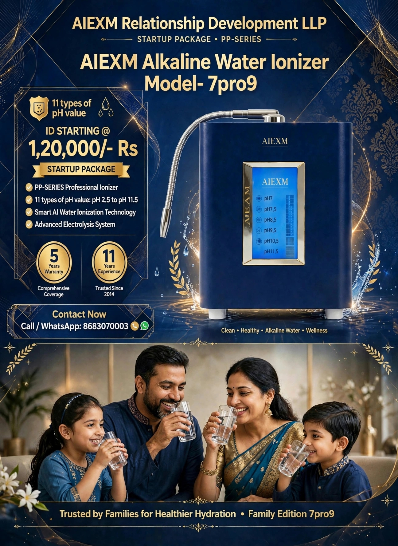 KENJAN alkaline water Ionizer